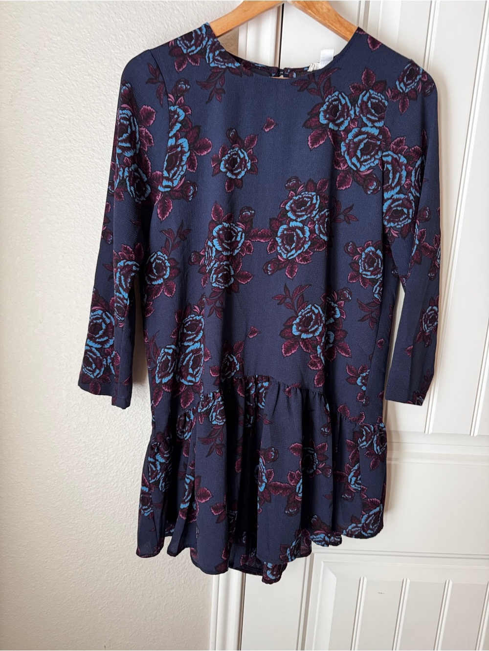Cousin Earl Romper Women S Blue Ruffle Long Sleeve coquette boho